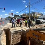 Supervisó Gerente General obras de mejora de distribución de agua