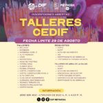 Abre DIF-Reynosa inscripciones a 18 talleres CEDIF