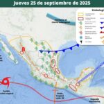 Prevén lluvias por ingreso del Frente Frío No. 4 en Tamaulipas a partir del jueves; persistirán altas temperaturas