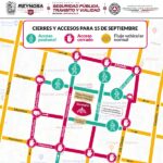 Atentos al cierre de vialidades hoy lunes 15 en la Zona Centro