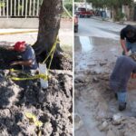 Atendió COMAPA fugas de agua potable en diferentes sectores de la ciudad