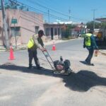 Concluyó COMAPA rehabilitación de drenaje sanitario en colonia Longoria