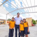 Supervisó Carlos Peña Ortiz obra escolar en Villas de Esmeralda