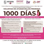 Invita DIF-Reynosa a registrarse al programa “Voluntad de Ayudar en los Primeros 1000 Días”