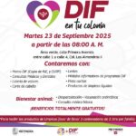 Llevará DIF-Reynosa beneficios gratuitos a la colonia Los Almendros II