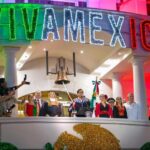 Dio Carlos Peña Ortiz Grito de la Independencia de México con mas de 20 Mil asistentes