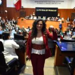 Rinden protesta en el Senado integrantes del Poder Judicial en México