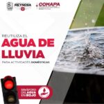 Recomienda COMAPA reutilizar agua de lluvia en actividades del hogar