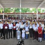 Inaugura titular de la Secretaría de Recursos Hidráulicos ciclo escolar 2025-2026 en Tampico