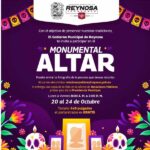 Monumental Altar de Reynosa preserva tradiciones nacionales de noviembre