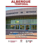 Listo Albergue Emergente en el Polideportivo para familias desalojadas