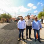 Dirigió Carlos Peña Ortiz intenso programa de bacheo en Rancho Grande