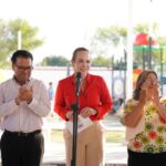 CARMEN LILIA CANTUROSAS ENTREGA NUEVAS OBRAS QUE MEJORAN EL ENTORNO SOCIAL Y LA MOVILIDAD AL SUR DE NUEVO LAREDO