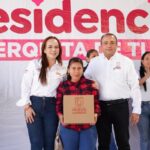 CARMEN LILIA CANTUROSAS REFUERZA LA CERCANÍA CON CIUDADANOS A TRAVÉS DE PRESIDENCIA CERQUITA DE TI EN COLONIA AMÉRICO VILLARREAL