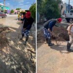 Atiende COMAPA reparación de fugas de agua potable en distintos puntos de la ciudad