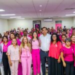 Por la salud de las mujeres el Alcalde Carlos Peña Ortiz puso en marcha el Mes Rosa