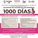 Invita DIF-Reynosa a registrarse en el programa “Voluntad de Ayudar en los Primeros 1000 Días”