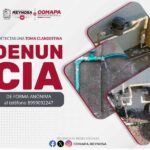 Invita COMAPA a denunciar de forma anónima las tomas clandestinas de agua
