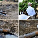 Director general de Petróleos Mexicanos supervisa labores de limpieza tras derrame en río Pantepec