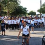 Participan docentes y estudiantes en “Rodada y Carrera por la Paz y contra las Adicciones”
