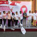 Guardia Estatal de Género se suma al “Mes Rosa” en diferentes municipios