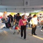 TODO LISTO PARA EL BAZAR REVOLUCIONARIO EN EL PARQUE MENDOZA