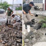 Reparó COMAPA fugas de agua potable en el fraccionamiento San Valentín