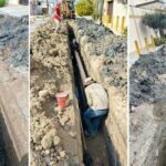 Inició COMAPA rehabilitación de drenaje sanitario en la colonia Paraíso