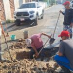 Atendió COMAPA fugas de agua potable en diferentes sectores de la ciudad