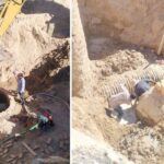 Realiza COMAPA trabajos para mejorar el sistema de drenaje en la colonia La Escondida