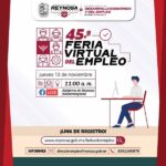 Brindará 45ª Feria Virtual de Empleo más de Mil oportunidades laborales