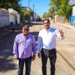 Pavimenta Gobierno de Carlos Peña Ortiz calle Chiapas en la Esfuerzo Nacional