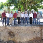 Supervisa SRHDS avances en la rehabilitación del drenaje en el municipio de González