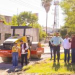 Supervisó Carlos Peña Ortiz pavimentación hidráulica en la colonia López Portillo de Reynosa
