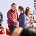 Acompaña Américo a la presidenta Sheinbaum en celebración de 7 años de la 4T