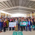 Entregó Alcalde Carlos Peña Ortiz, Becas Benito Juárez en el CBTIS 302