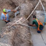 Reparó COMAPA fuga de agua potable en la colonia Del Maestro