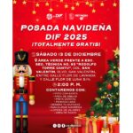 Hoy sábado Posada Navideña 2025 DIF-Reynosa en la colonia San Valentín