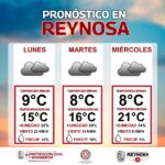 Se espera otro descenso en la temperatura para Reynosa