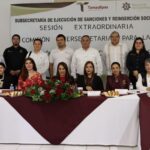 Celebra SSPT sesión extraordinaria de la Comisión Intersecretarial para la Reinserción Social y Servicios Post Penales