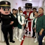 Personal de la Guardia Estatal alegra a niñez de Nuevo Laredo con posadas