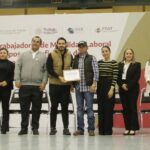 Encabeza Luis Gerardo Illoldi Reyes encuentro con trabajadores de Movilidad Laboral y entrega de equipos del subprograma Tamaulipas Equipa