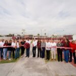CARMEN LILIA CANTUROSAS ENTREGA OBRAS DE INFRAESTRUCTURA DEPORTIVA Y BIENESTAR COMUNITARIO EN COLONIA NUEVA ERA