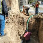 Trabajó COMAPA en reparación de fuga de agua en colonia Voluntad y Trabajo