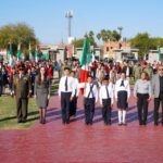CARMEN LILIA CANTUROSAS ENCABEZA EMOTIVA CEREMONIA DEL DÍA DE LA BANDERA Y REAFIRMA EL ORGULLO NACIONAL DESDE LA FRONTERA
