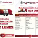 Colonias que tendrán servicio de recolección este lunes 9 de febrero