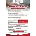 Invita Carlos Peña Ortiz a usuarios a solicitar el Subsidio de Agua