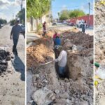 Trabaja COMAPA en la reparación de fugas en distintos puntos de Reynosa