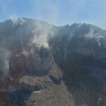 Refuerzan operativo interinstitucional para combatir incendio forestal en Miquihuana