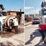 Realizó COMAPA mantenimiento en red sanitaria del fracc. Los Almendros